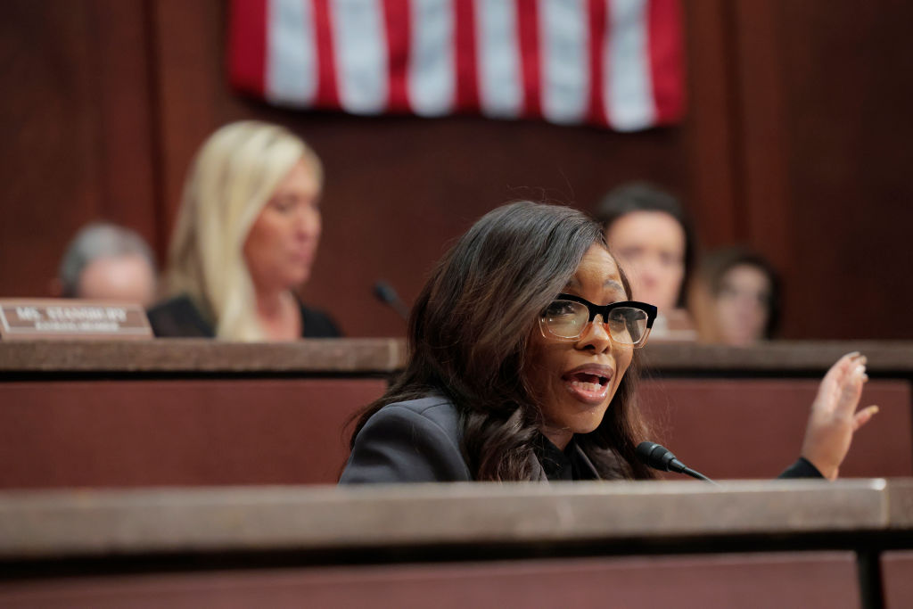 Rep. Jasmine Crockett Says President Trump Is Putin’s “H*e”