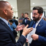 Hakeem Jeffries Tells Mike Lawler To “Keep His Mouth Shut” During Tense Confrontation