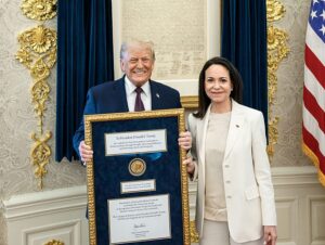 Trump “Gifted” Nobel Peace Prize, Online Slander Ensues
